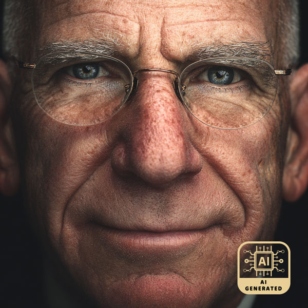 Fake AI image of Chuck Missler