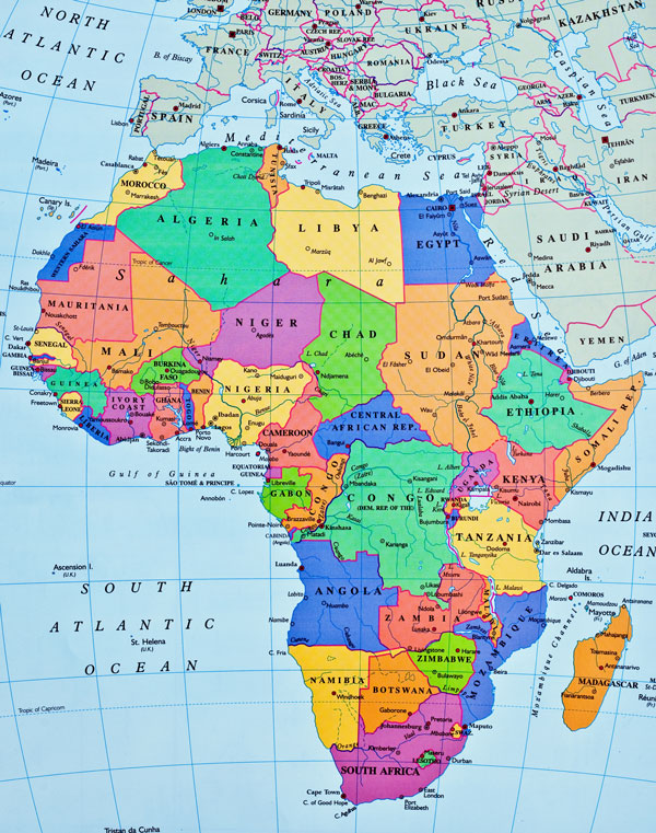 Africa map